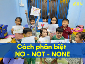 Cách phân biệt NO - NOT - NONE