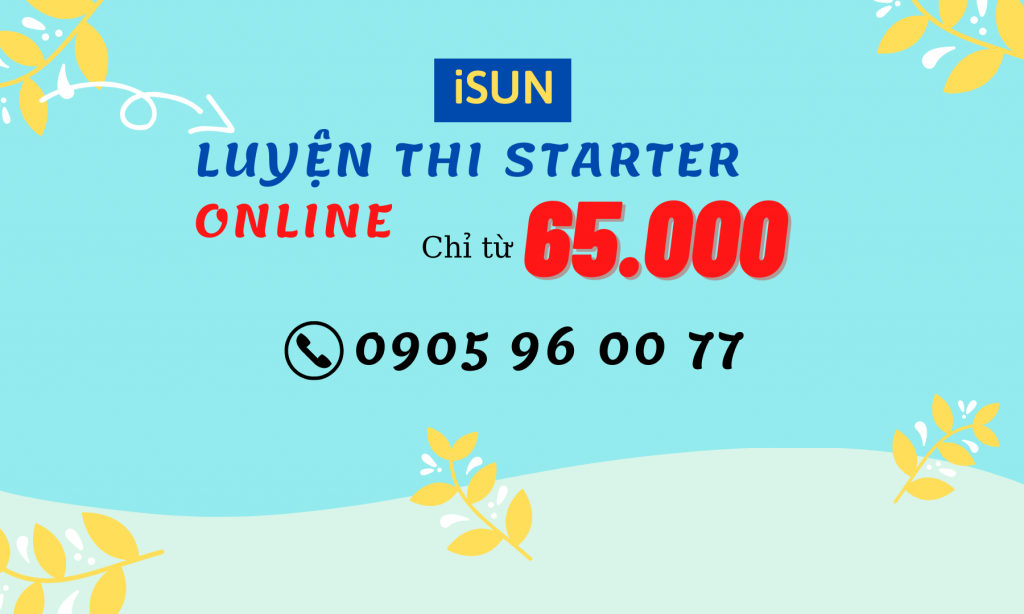 Luyện thi Starters Online