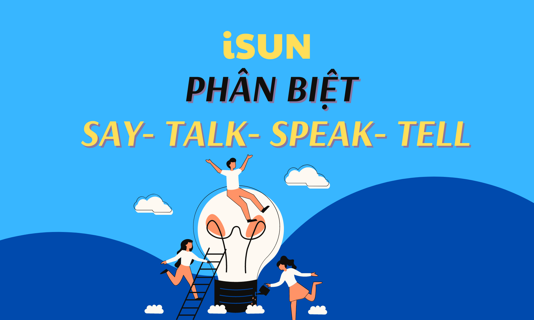 PHÂN BIỆT SAY- TALK- SPEAK- TELL