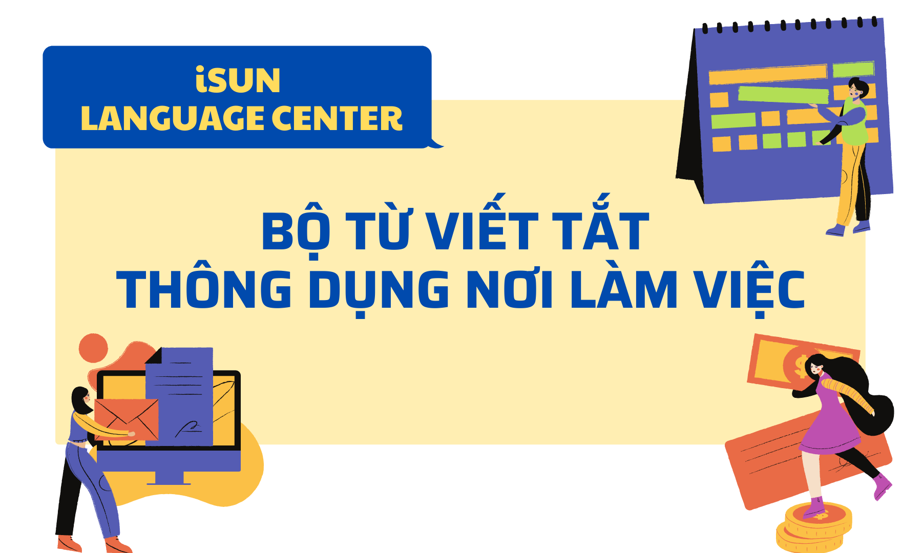 BỘ TỪ VIẾT TẮT THÔNG DỤNG NƠI LÀM VIỆC