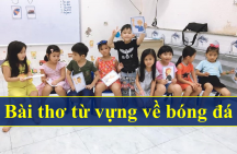 Bài thơ từ vựng về bóng đá