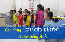 Các dạng câu cầu khiến trong tiếng Anh