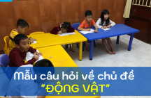 Mẫu câu hỏi về chủ đề động vật