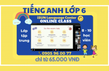 Tiếng Anh online lớp 6