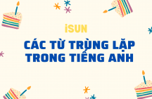 Các từ trùng lặp trong tiếng anh