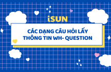 Các dạng câu hỏi lấy thông tin Wh – question