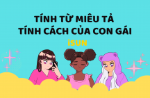 Tính từ miêu tả tính cách của con gái