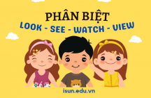 Cách phân biệt “see”, “look”, “watch” và “view” trong tiếng Anh