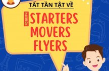 Chứng chỉ Cambrigde (YLE) cấp độ STARTERS , MOVERS, FLYERS