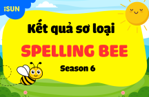 KẾT QUẢ SƠ LOẠI SPELLING BEE MÙA 6