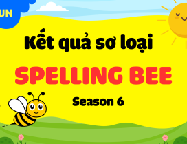 KẾT QUẢ SƠ LOẠI SPELLING BEE MÙA 6