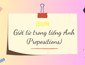 GIỚI TỪ TRONG TIẾNG ANH