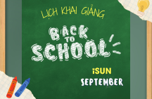 LỊCH KHAI GIẢNG THÁNG 9