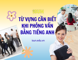 TỪ VỰNG CẦN BIẾT KHI PHỎNG VẤN BẰNG TIẾNG ANH