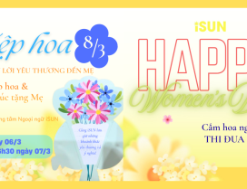 iSUN SÔI NỔI HOẠT ĐỘNG CHÀO MỪNG NGÀY 08-3