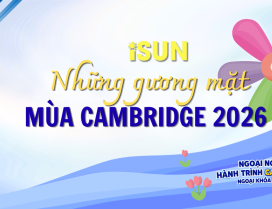NHỮNG GƯƠNG MẶT MÙA CAMBRIDGE 2026