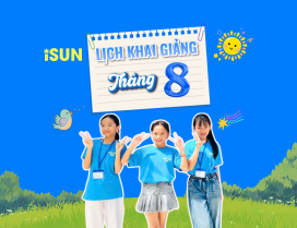 LỊCH KHAI GIẢNG THÁNG 8